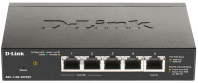 D-Link Настраиваемый L2 PoE-коммутатор, 4х1000Base-T (2x1000Base-T PoE), 1x1000Base-T PD-порт, PoE-бюджет 18 Вт, питание только по PoE