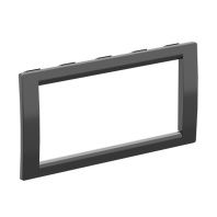 Рамка универсальная на 4 модуля, цвет чёрный