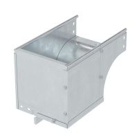 Угол CDSD 90 вертикальный внеш. переходник прав. осн.600 H80 в комплекте с крепежными элементами и соединительными пластинами, необходимыми для монтажа, горячеоцинкованный