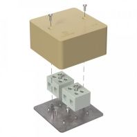 Коробка огнестойкая для кабель-канала 40-0460-FR16.0-4 Е15-Е120 RAL1001 85х85х45 (44 шт/кор)
