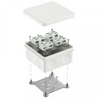 Коробка огнестойкая разветвительная для о/п двухкомпонентная 60-0300-FR6.0-4-8-Р Е15-Е60 RAL9003 100х100х50 (14 шт/уп)