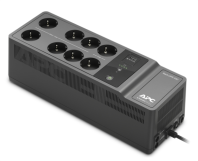 APC Back-UPS ES 650VA/400W, 230V, 8 Rus outlets (2 Surge & 6 batt.), USB, USB charge(type A), Data/DSL protection, 1 year warranty
