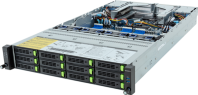 Gigabyte Server Platform R283-Z94 Rev.3x / 2U / 2xAMD (9004/9005) / 2xHS / 24xDIMM / 12xLFF NVME/SAS/SATA + 4xSFF SATA/SAS + 3xM.2 PCIe Gen3 / 2x1GbE / 2xOCP 3.0 / 2xFHHL / 2x1600W / Rails