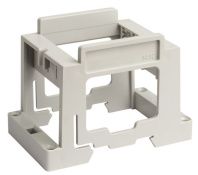 Суппорт под розетку BRAVA на DIN рейку, цвет серый RAL 7035