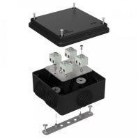 Коробка огнестойкая для о/п 40-0300-FR2.5-8 Е15-Е120 RAL9005 100х100х50 (14 шт/кор)