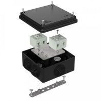 Коробка огнестойкая для о/п 40-0300-FR10.0-4 Е15-Е120 RAL9005 100х100х50 (14 шт/кор)