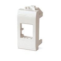 Адаптер для информационных разъемов Keystone, слоновая кость, 1мод.