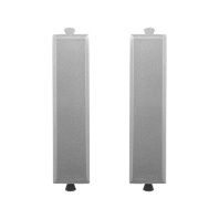 Комплект модульных заглушек, Avanti, закаленная сталь, 0,5 модуля 2 штуки