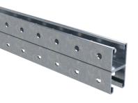 Двойной С-образный профиль 41х41, L1200, толщ.2,5 мм, горячеоцинкованный