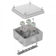 Коробка огнестойкая для о/п 40-0300-FR2.5-6 Е15-Е120 RAL7035 100х100х50 (14 шт/кор)