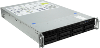 YADRO 2U X2-200/2x6240R/8x3.5/2.5 SAS/SATA/no DIMM(24)/2x10Gbe/2x1300W/2x1,5m C13-C14/Rails/1YWty9x5