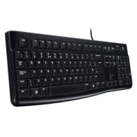 Logitech Keyboard K120, USB, black, Rus/Eng, [920-002522]