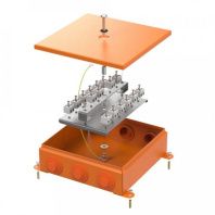Коробка металлическая огнестойкая 70-0390-FR2.5-32 E15-E120 RAL2004 200x200x65 (4 шт/кор)
