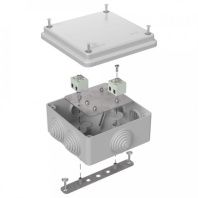 Коробка огнестойкая для о/п 40-0300-FR1.5-4 Е15-Е120 RAL7035 100х100х50 (14 шт/кор)