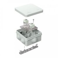 Коробка огнестойкая для о/п 40-0210-FR2.5-4 Е15-Е120 RAL7035 80х80х40 (44 шт/кор)