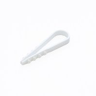 Дюбель-хомут для круглого кабеля d11-18 мм белый (100 шт/уп)