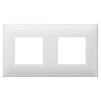 Рамка 2 поста (4 мод.), Avanti, белое облако