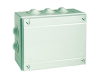 Коробка ответвит. с 2 кабельными вводами д.40мм, IP55, 240х190х90мм