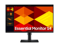 Samsung 27" Essential S4 S40GD S27D400GAI IPS LED 16:9 1920x1080x100Hz 5ms 250cd 1000:1 178/178 2*HDMI DP USB2.0 x2 HAS Tilt Pivot Swivel VESA Black