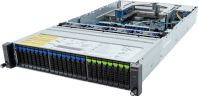 Gigabyte Server Platform R283-S98 / 2U / 2xIntel (Gen 4/5) / 2xHS / 32xDIMM / 8xSFF NVMe/SATA/SAS + 16xSFF SATA/SAS + 2xSFFSATA/SAS / 2x1GbE / 2xOCP 3.0 / 4xFHHL / 2x2000W / Rails