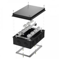 Коробка огнестойкая для о/п 40-0330-FR6.0-4-22-Р Е15-Е60 RAL9005 260х175х90 (7 шт/кор)