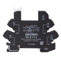 Колодка ультратонкая для реле серии RIS, вх. напр. 110V AC/DC, push-in клеммы