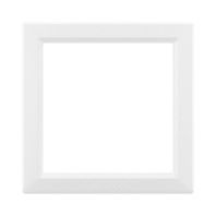 Декоративная вставка для металлических рамок 1 пост (2 мод.), Avanti, белая