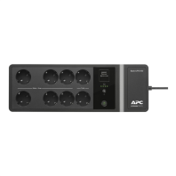 APC Back-UPS ES 650VA/400W, 230V, 8 Rus Schuko (2 Surge & 6 batt.), USB, USB charge(type A), Data/DSL protection, 1 year warranty
