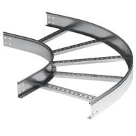 Угол горизонтальный 90 градусов 100x300 R-600, лонжерон 1,5 мм, в комплекте с крепежными элементами и соединительными пластинами, необходимыми для монтажа