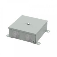 Коробка металлическая серая 150х150х60 (6 шт/кор)