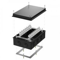 Коробка огнестойкая для о/п 40-0330-FR2.5-28 Е15-Е120 RAL9005 260х175х90 (7 шт/кор)