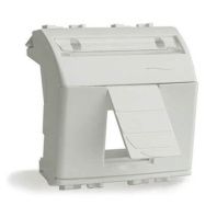 Адаптер для информационных разъемов Keystone, слоновая кость, 2мод.