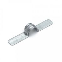 Скоба металлическая двухлапковая СМД d10-11 мм для монтажного пистолета (без отверстий) (100шт/2200шт уп/кор)