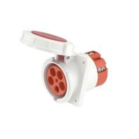 Розетка панельная с наклоном PAS IP67 125A 3P+E+N 400В