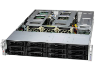 Supermicro SuperServer 2U 621C-TN12R/ 2x6526Y/ 4x64Gb/ 1x480Gb SATA/ 2x10Gb SFP+/12LFF+2SFF rear/ SFT-DCMS-SINGLE/ 4th config
