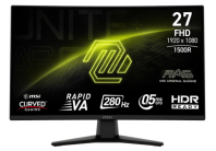 MSI MAG 274CXF 27" 16:9 FHD(1920x1080) VA Curve 1500R,1ms(MPRT),4000:1,100M:1,300nit,178/178,2xHDMI 2.0,1xDP 1.2, Tilt,VESA,280HZ,Black,1y war-ty