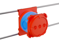 Универсальная установочная коробка для заливки в бетон, 90х71x74мм