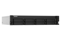 QNAP SMB 2U/8bay QC 1,7GhzCPU/4Gb(upto16Gb)/upto 20HDD with TL-R1200S-RP/SATA(3,5" 2,5")/ 4xUSB3.2/1xExp.slot/2x2,5Gb 2x10Gb(SFP+)/iSCSI/1xPS/no rail(RAIL-B02)/3YW TS-832PXU-4G-EU-RU