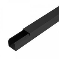 Кабель-канал чёрный 2-й замок 16х16 мм (84м/уп)