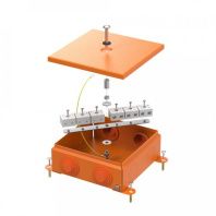 Коробка металлическая огнестойкая 70-0380-FR10.0-12 E15-E120 RAL2004 150x150x60 (6 шт/кор)