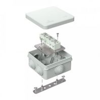 Коробка огнестойкая для о/п 40-0210-FR6.0-6 Е15-Е120 RAL7035 80х80х40 (44 шт/кор)