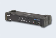 ATEN 4-Port USB DVI Dual Link/CH7.1 Audio KVMP™ Switch