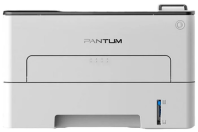 Pantum P3010DW, Printer, Mono laser, A4, 30 ppm (max 60000 p/mon), 350 MHz, 1200x1200 dpi, 128 MB RAM, Duplex, paper tray 250 pages, USB, LAN, WiFi, start. cartridge 1000 pages (grey)