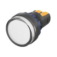 Сигнальный индикатор со встроенным диодом 24В, белый, зажим Plug-In