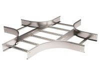 Х-ответвитель 80х600 R-600, лонжерон 1,5 мм, в комплекте с крепежными элементами и соединительными пластинами, необходимыми для монтажа