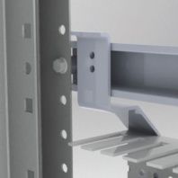 Комплект держателей перфокороба, фронтальных, 1 упаковка - 4 шт RAM block