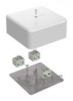 Коробка огнестойкая для кабель-канала 40-0470-FR6.0-6 Е15-Е60 (латунь) RAL9003 103х103х45 (22 шт/кор)