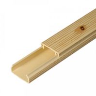 Кабель-канал сосна 2-й замок 20х10 мм (96м/уп)