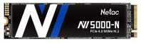 Netac SSD NV5000-N 1TB PCIe 4 x4 M.2 2280 NVMe 3D NAND, R/W up to 4800/4600MB/s, IOPS(R4K) 400K/530K, TBW 640TB, without heat sink, 5y wty