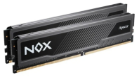 Apacer  DDR5  32GB  6400MHz DIMM NOX Black Gaming Memory CL36 1.4V Kit (2x16GB)  Heat Sink (Retail) 2048*8  3 years (AH5U32G64C652MBAA-2)
